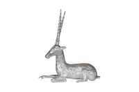 Sculpture de canard en aluminium design, accessoires décoratifs modernes pour la maison, sculpture d'oiseau en métal artisanale, décoration de table