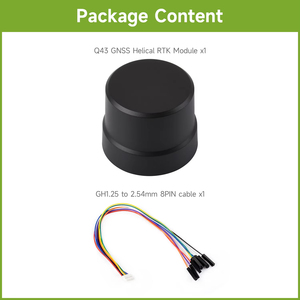 Waveshare Q43 เสาอากาศแบบเฮลิคอลหลายระบบดาวเทียมหลายวงจรความถี่, ระบบ RTK ความแม่นยำระดับเซนติเมตร GNSS K602 - Product Image 2