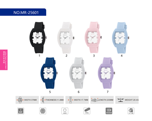 MINGRUI 25601 Orologio al Quarzo Sportivo <span class=keywords><strong>di</strong></span> Moda con Colori Sfumati Antichi, Impermeabile, Lussuoso in TPU Leggero per Studenti, Ragazze e Ragazzi - Product Image 4