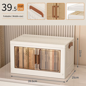 Contenitore Pieghevole Moderno in PP di Grande Capacità con Serratura per Vestiti Documenti Libri - Uso in Camera da Letto - Product Image 5