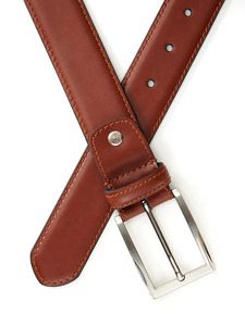Fashionable Men Casual Leather Belt with Premium Finish Pin Buckle Adjustable <b>Soft</b> Waistband for <b>Jeans</b> Pants and Daily Use - Product Image 3