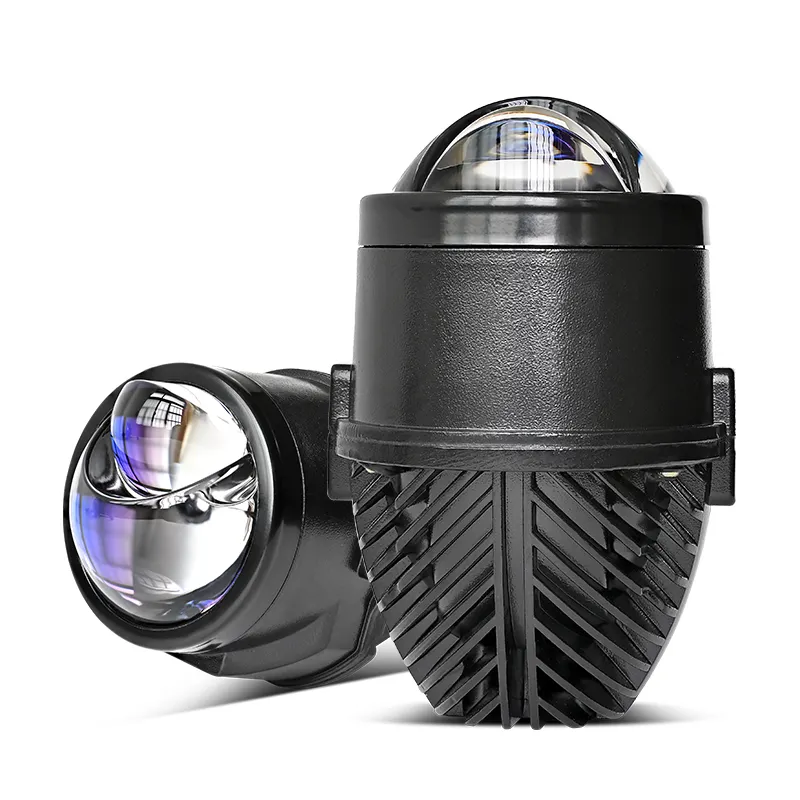 2 zoll bi led projektor linse laser nebellampe 35 w 12 v linsen led scheinwerfer h4 h7 h11 licht für fahrzeug autozubehör glühbirnen für auto