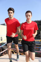 T-shirt de Sport 2022 Polyester pour hommes et femmes, vêtements de gymnastique, Promotion en gros, blanc, coupe à sec, 100%