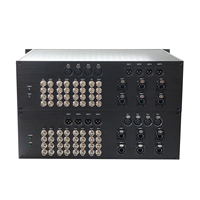 Émetteur-récepteur fibre optique 12G 4K SDI HO-LINK HL-S12G-8Vv4Aa2E410E avec sortie en boucle et audio XLR, garantie 3 ans