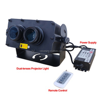 Projecteur LED extérieur 60W en aluminium IP65 pour publicité de Noël, Gobo 2-en-1, projection de flocons de neige