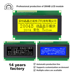 उच्च विश्वसनीयता उच्च कंट्रास्ट 2004b <span class=keywords><strong>lcd</strong></span> स्क्रीन 20x4 डॉट्स ऑन ब्लू/पीले/हरे डिस्प्ले कोब प्रौद्योगिकी के साथ - Product Image 1