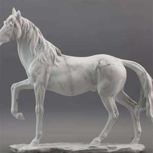 Oturma odası dekorasyon moda ve güzel rekabetçi fiyat <span class=keywords><strong>Mini</strong></span> reçine at heykel - Product Image 2