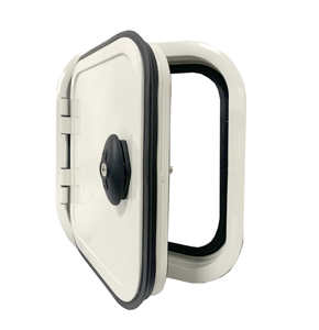 <span class=keywords><strong>Porte</strong></span> en alliage d'aluminium blanc avec fonctions de verrouillage et de ventilation pour camping-car, véhicule tout-terrain, rangement de bagages, comprend un butée de <span class=keywords><strong>porte</strong></span> - Product Image 6