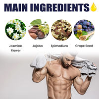 Huile naturelle à base de plantes pour l'agrandissement du pénis masculin, stimulant de la puissance masculine, retardateur d'éjaculation longue durée, essence d'amélioration du pénis masculin