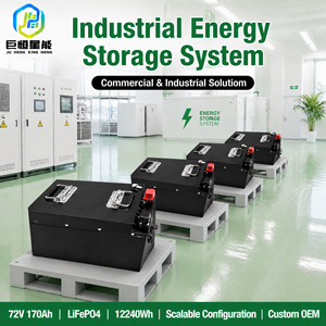 Batterie au lithium rechargeable prismatique LiFePO4 72V 12,24 kWh avec BMS intelligent, cycle profond, qualité A, pour chariots de golf - Product Image 3