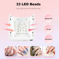 Lampu Kuku UV LED Nirkabel Bersertifikasi CE S10 66W 4 Warna Pengering Kuku Isi Ulang Colokan US EU UK RTS
