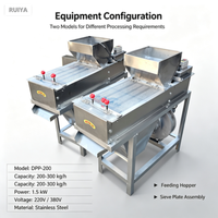 Machine à peler les cacahuètes cuites et frites, pelage à sec avec moteur