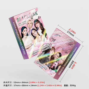 การ์ดรูปภาพเลเซอร์ KPOP 124 ชิ้น/กล่อง โรส <span class=keywords><strong>ลิ</strong></span><span class=keywords><strong>ซ่า</strong></span> จีซู <span class=keywords><strong>เจน</strong></span><span class=keywords><strong>นี่</strong></span> ฉลองครบรอบ 10 ปี การ์ดโลโม่ การ์ดรูปภาพ - Product Image 2