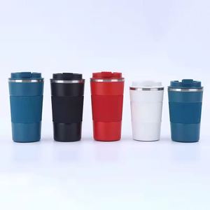 แก้วกาแฟแบบพกพา OEM สแตนเลสสตีล เก็บความร้อน ความเย็น 500 มล. ป้องกันการหก - Product Image 6