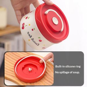 New Cherry 316 Stainless Steel Portable Sealed Microwave Heatable Lunch <b>Box</b> for Students and Office Use - Product Image 3