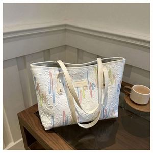 New <b>Large</b> PU <b>Canvas</b> Tote <b>Bags</b> for Women Zipper Closure Fashion Portable Solid Color Shoulder Strap 1-1.9L Capacity Daily - Product Image 4