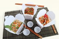 Nouvelles boîtes pliables en papier pour nouilles jetables KaiLai de Chine avec laminage brillant/mat
