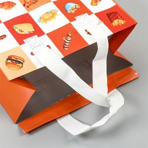 Sac isotherme personnalisé en non-tissé avec logo imprimé, scellage thermique, pour le stockage alimentaire et les courses - Product Image 6