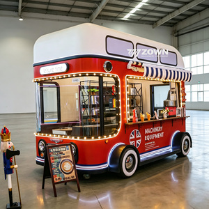 Mobile Food Cart Truck Fully Equipped Outdoor Espresso Coffee Catering <b>Trailer</b> with Water System - Product Image 1