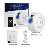 Projecteur de galaxie LED, projecteur d'étoiles, lumière disco ciel étoilé, lampe laser intelligente contrôlée par application, décoration de chambre à coucher, cadeau, veilleuse spatiale