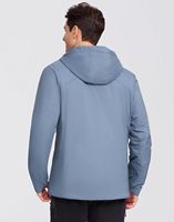 Veste matelassée légère pour homme Pioneer Camp, veste d'hiver à capuche, veste rembourrée, imperméable, thermique, pour le ski, l'escalade, les voyages