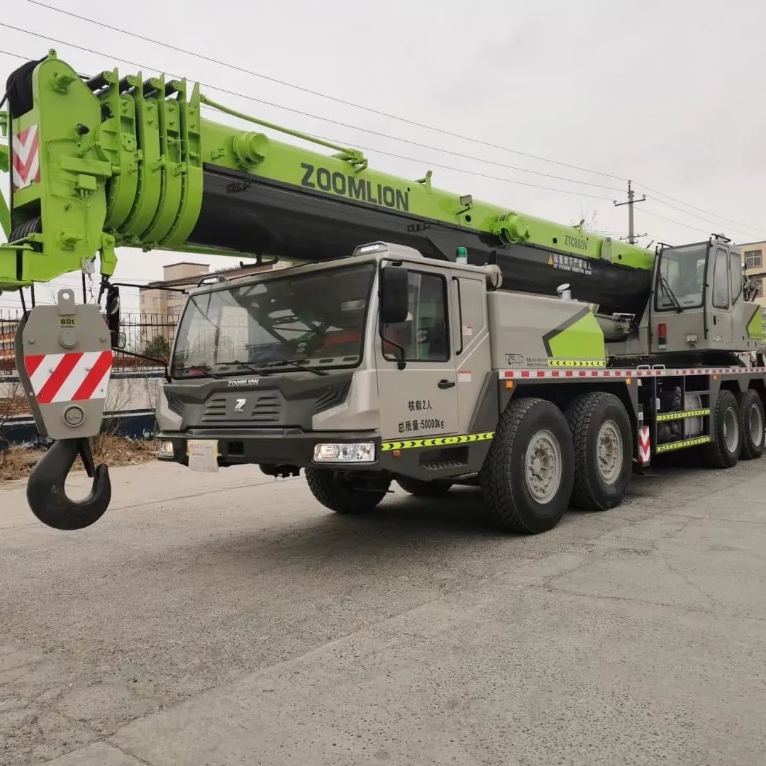 Zoomlion guindaste hidráulico montado em caminhão, preço de fábrica de 80 toneladas, guindastes montados em caminhão para fabricantes