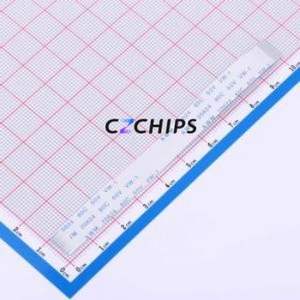 FFC-0.5-16-100-A-4-8 FFC Cable (Flexible Flat Cable) P=0.5mm Connector 16P 0.5mm 0.3mm Non-Inverting - Product Image 1