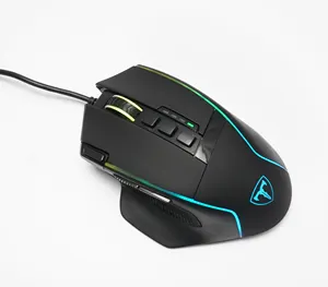 14400 Dpi Wired Adjustable Ergonomic Led Computer RGB Gaming Mouse For Windows PC Laptop Gamers
