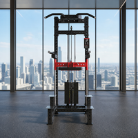 Barres parallèles assistées en acier, barre horizontale, machine à dips, équipement de musculation des jambes universel et commercial, équipement de sécurité pour salle de sport