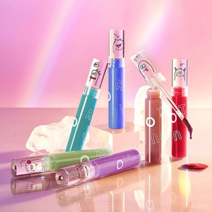 Transparent Empty Lip Gloss Tubes 7ml Custom Lip Gloss Wand Tubes 5ml <b>Clear</b> Lipgloss Tubes - Product Image 1