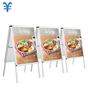 Snap Khóa Khung Một Bảng Đứng In Poster Đứng Poster Lật Biểu Đồ Giá Vẽ Bảng Trắng Đứng Cho Quảng Cáo - Product Image 3