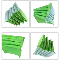Filtro de Bolsa de Algodón Verde Blanco de Eficiencia Media