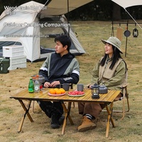 YX-B1-03 Table en forme d'œuf durable et résistante à la corrosion, ultra-légère, équipement de camping portable
