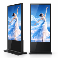 Écran d'affichage numérique 32 pouces tactile Android CMS pour publicité intérieure sur pied LCD