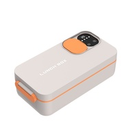 Boîte à lunch isotherme portable en acier inoxydable 304, chauffage sans eau, pour bureau et extérieur, capacité 0,3-0,8L