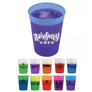 Custom Full Color Digital Print Durable Plastic <b>Cold</b> Color Changing Mood Stadium <b>Cups</b> - Product Image 3