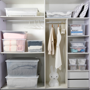 Bán Buôn Rò Rỉ Bằng Chứng Du <span class=keywords><strong>L</strong></span>ịch <span class=keywords><strong>L</strong></span>ưu Trữ Đồ Trong Nhà Tắm, Gấp Quần Áo Móc 5L Rõ Ràng Nhựa Trong Suốt Hộp <span class=keywords><strong>L</strong></span>ưu Trữ - Product Image 6