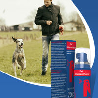 T130 Spray d'entraînement pour animaux 70g Correcteur d'entraînement Aide à l'éducation à la propreté Anti-aboiement Spray d'entraînement pour chiots et chiens