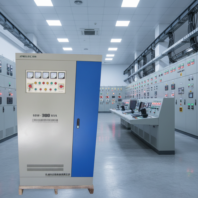 300 KVA Three-Phase AC Servo Voltage Stabilizer & Automatic Voltage Regulator with Digital Display 96% Efficiency Made of Copper
