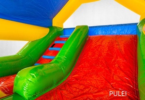 Château gonflable avec toboggan pour parc animalier, jeu de rebond préféré des enfants, trampoline multifonctionnel parent-enfant - Product Image 6