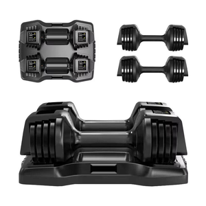 CZFIT Best Seller Ensemble d'<span class=keywords><strong>haltères</strong></span> réglables pour la maison, <span class=keywords><strong>haltères</strong></span> en caoutchouc réglables avec poignées antidérapantes - Product Image 3