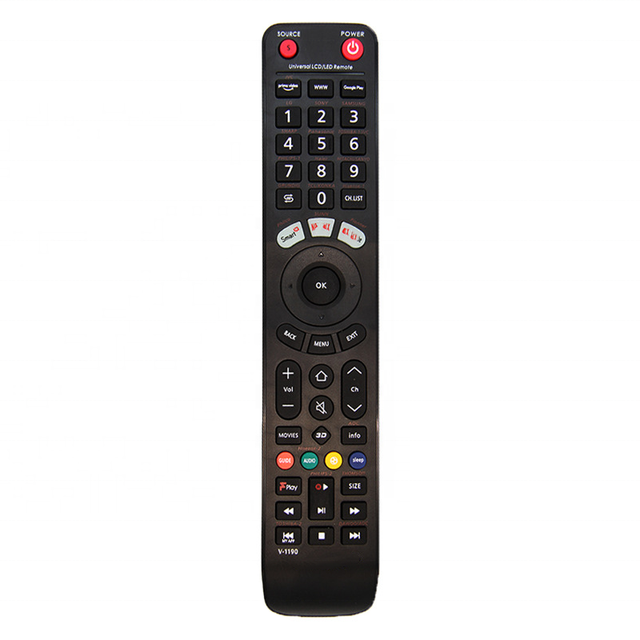 Hostrong Factory OEM ODM Universal V-1190 Remote Control Suitable for Projector Support Customization