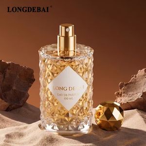 LONGDEBAI 2026 Nouvelle conception de flacon de parfum vide en verre transparent rond de 50 ml et 100 ml avec bouchon argenté pour cosmétiques - Product Image 3