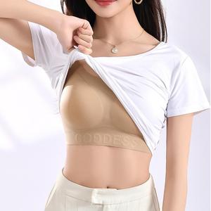 M-2XL <span class=keywords><strong>reggiseno</strong></span> a tazza fisso <span class=keywords><strong>trasparente</strong></span> invisibile sottile da donna <span class=keywords><strong>con</strong></span> bella pelle posteriore senza tracce di colore fondotinta - Product Image 2