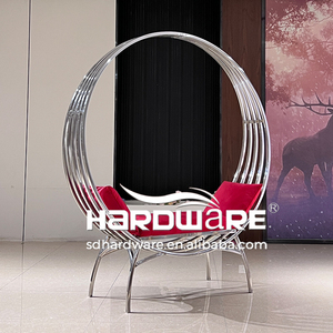 เก้าอี้บัลลังก์งานแต่งงานสีทองสำหรับเจ้าบ่าวเจ้าสาว ราชากับราชินี - Product Image 6
