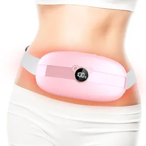 Patented Product Portable Heating Pad Electric Waist Back Abdomen Massager 3s Heating Menstrual Cramp Period Pain Relief Device