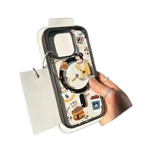 <span class=keywords><strong>Funda</strong></span> de teléfono móvil pintada con ratón de café magnético acrílico con sensación de piel para <span class=keywords><strong>iPhone</strong></span> 16/15promax/15pro/14/13/12/<span class=keywords><strong>11</strong></span> - Product Image 5