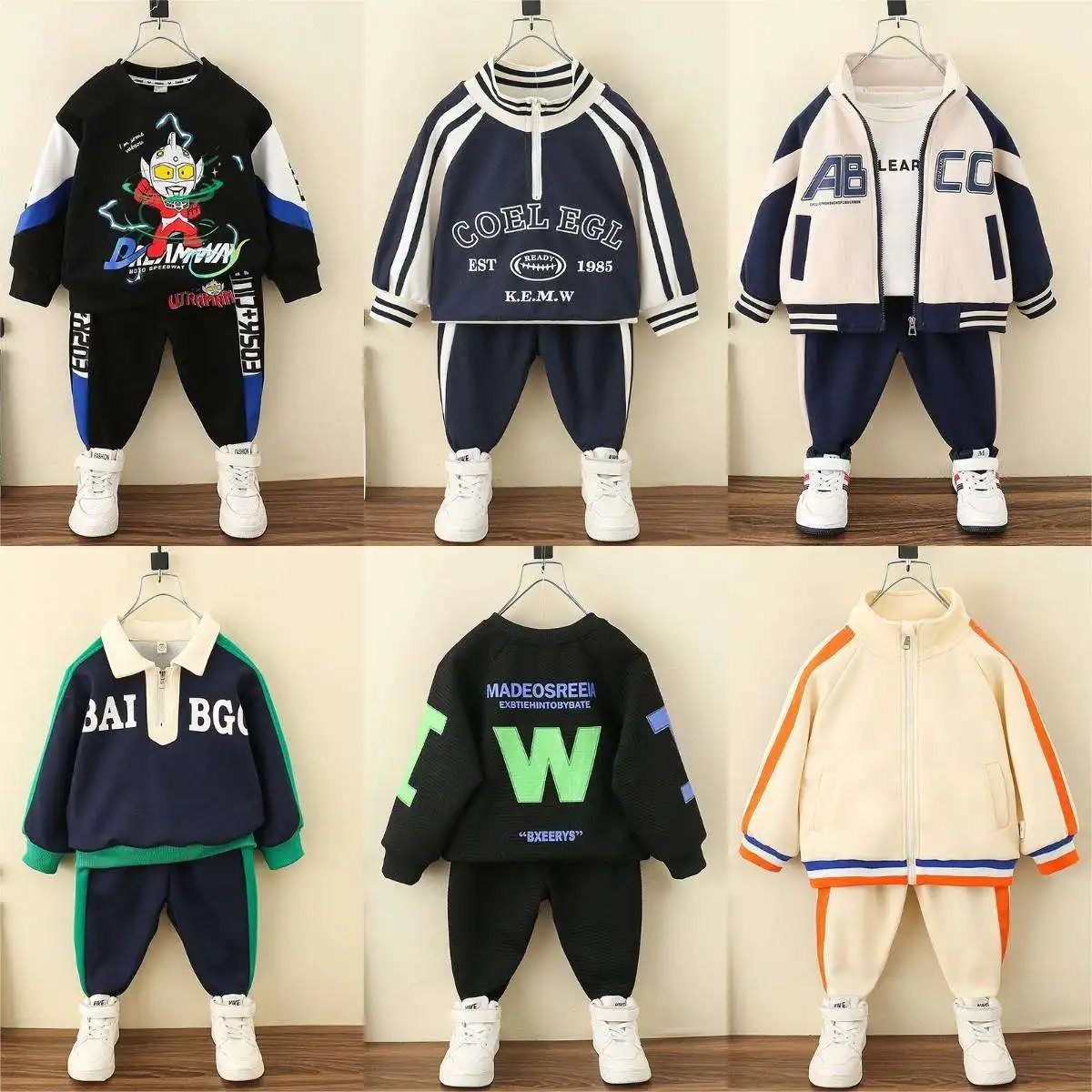 Moda bambini vestiti estivi Set da 2 pezzi per ragazzo ultimo abbigliamento per bambini di design