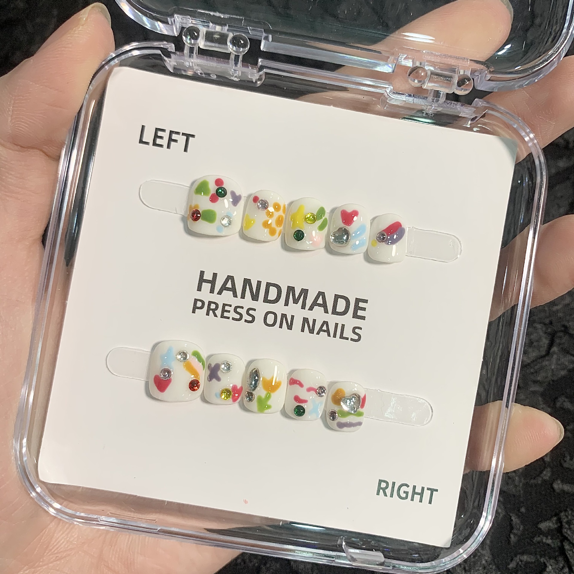 acrylic press on nails kid nails
