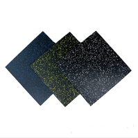 Tapis de sol en caoutchouc durable avec absorption des chocs pour équipement d'exercice et parquet